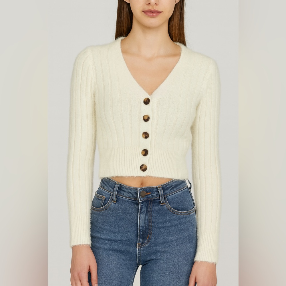 Urban Outfitters Cream Cardigan